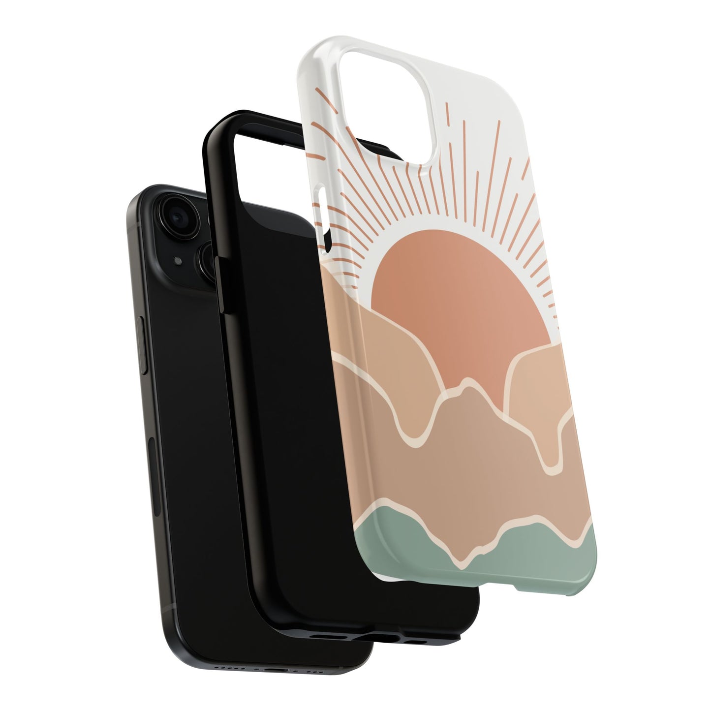 boho sunrise phone case