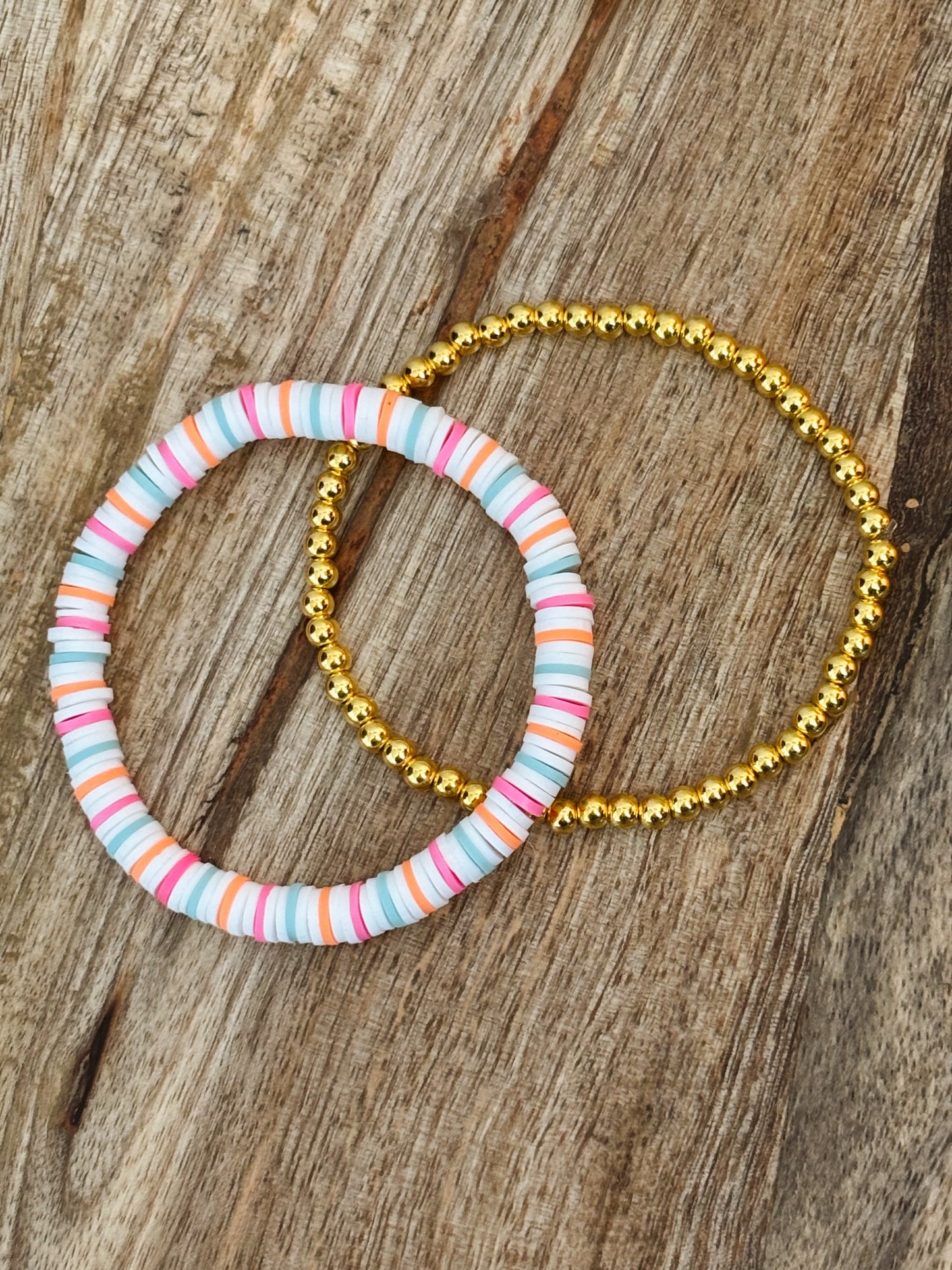 endless summer bracelet stack
