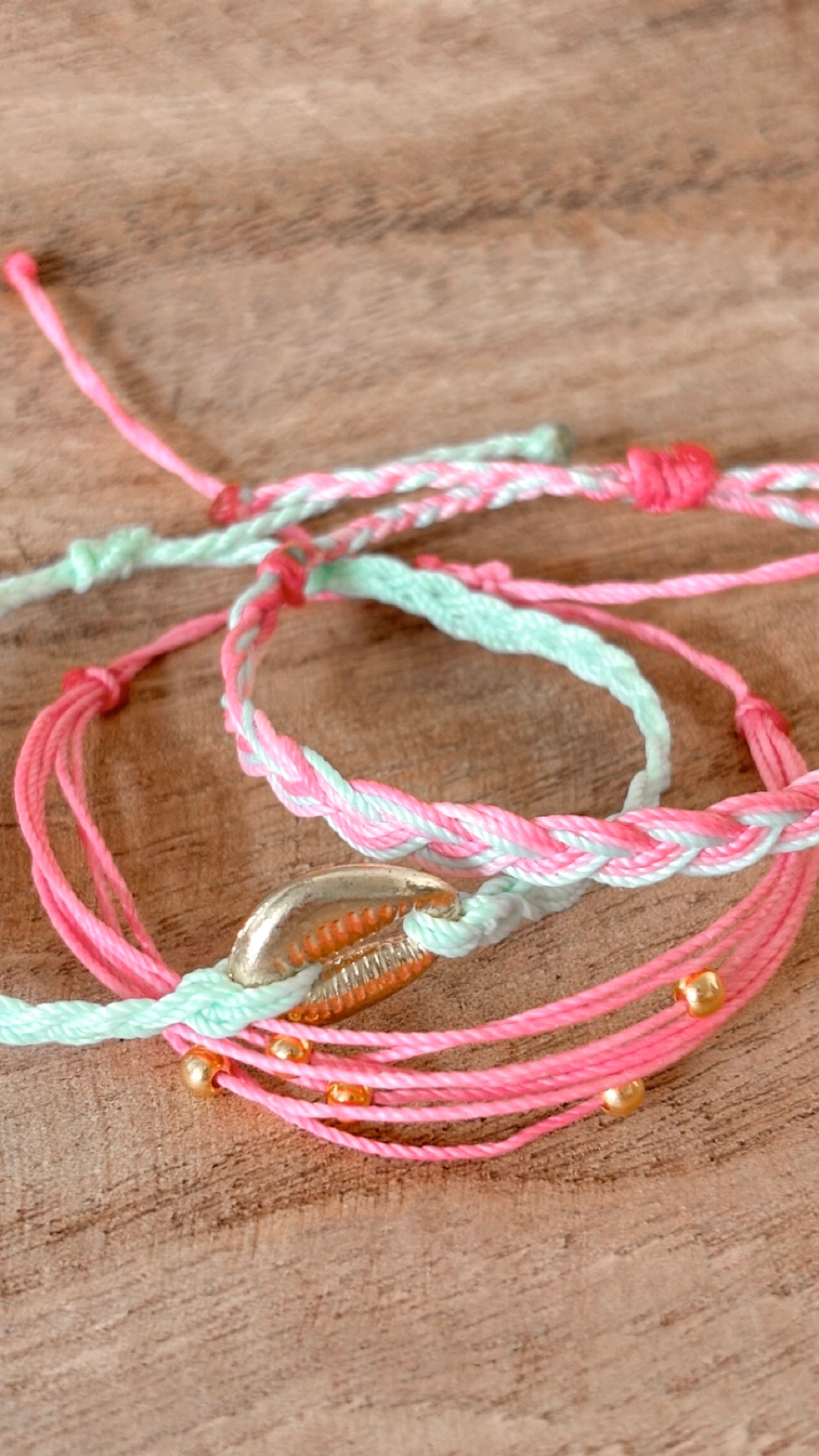 coastal crush bracelet stack