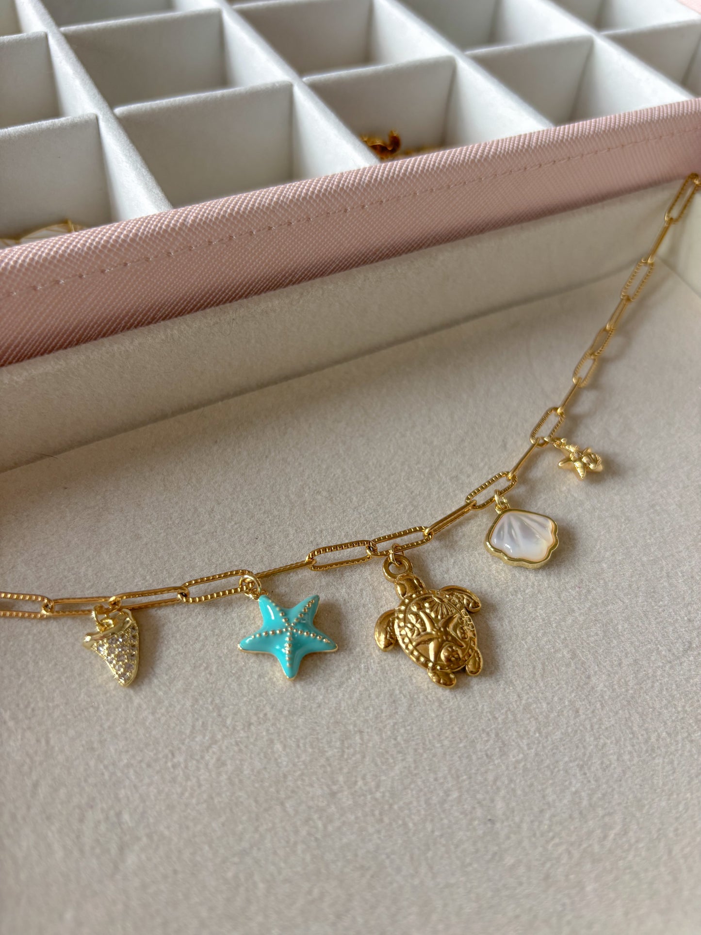seaside treasures charm necklace