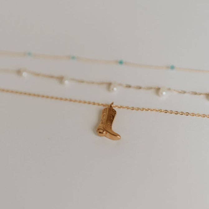 ella boot necklace