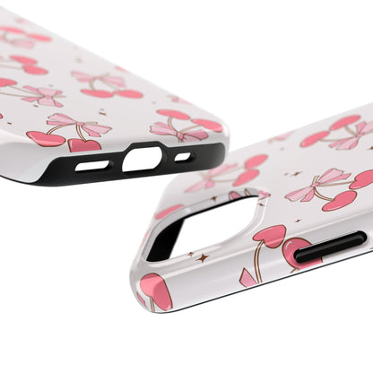 coquette cherries phone case