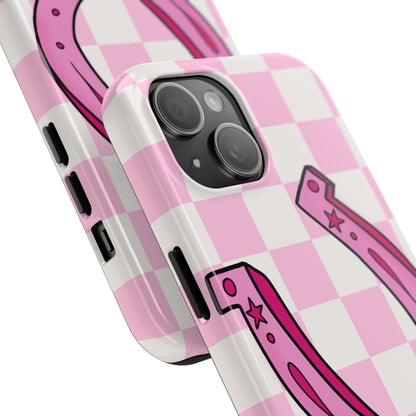 pink cowgirl phone case