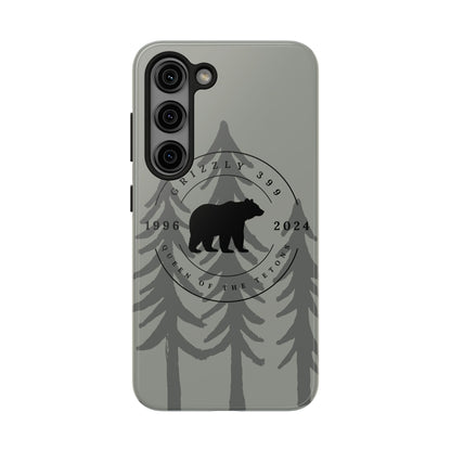 grizzly 399 (black) phone case