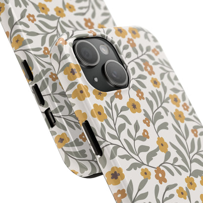 fall floral phone case