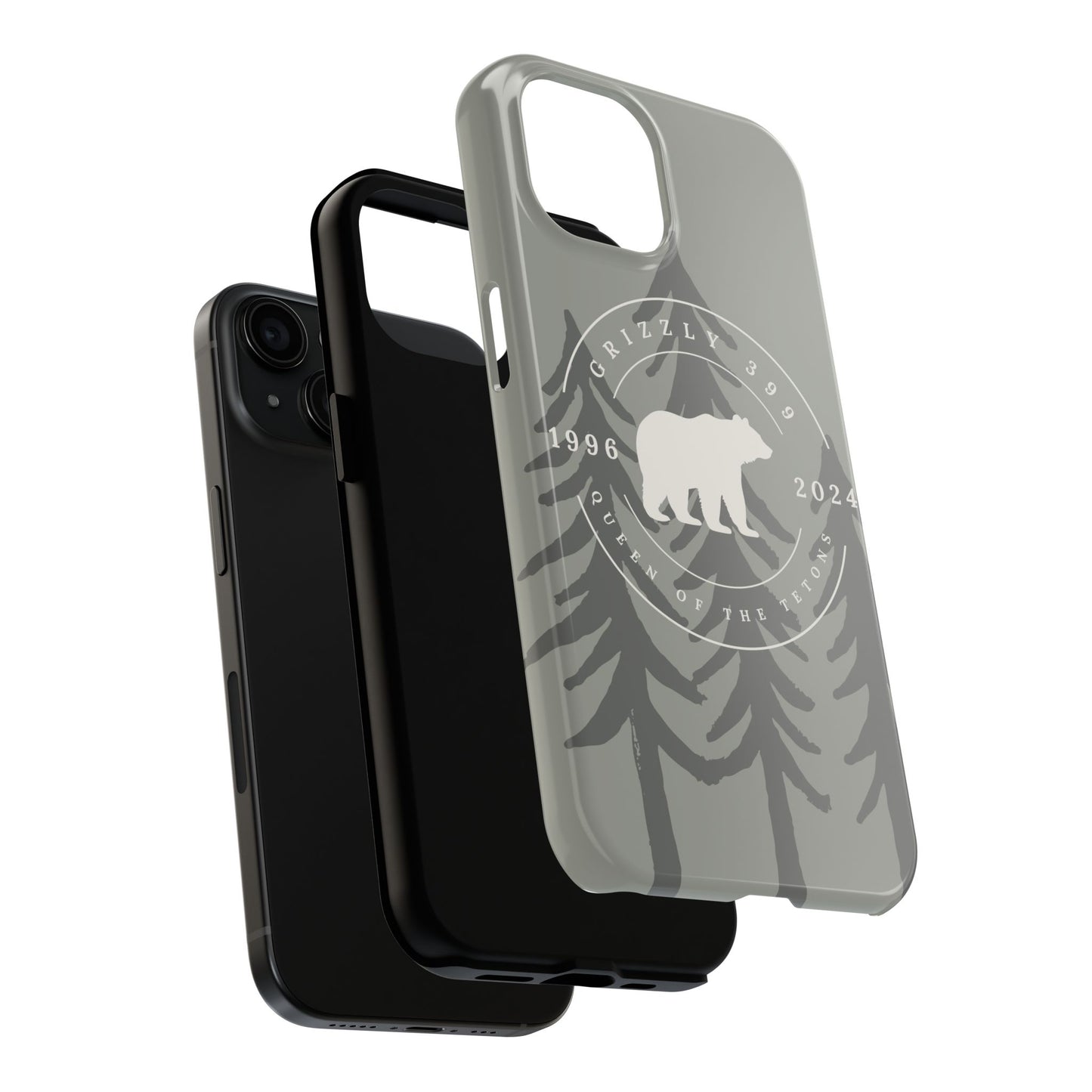 grizzly 399 (cream) phone case