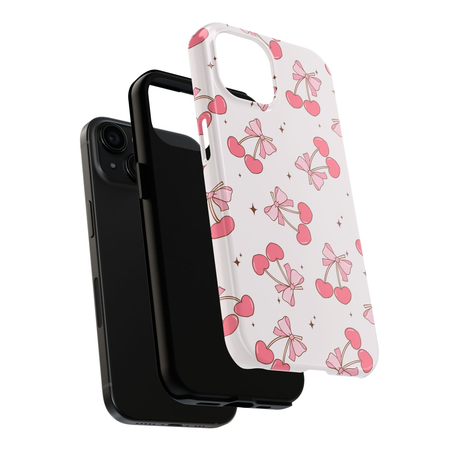 coquette cherries phone case