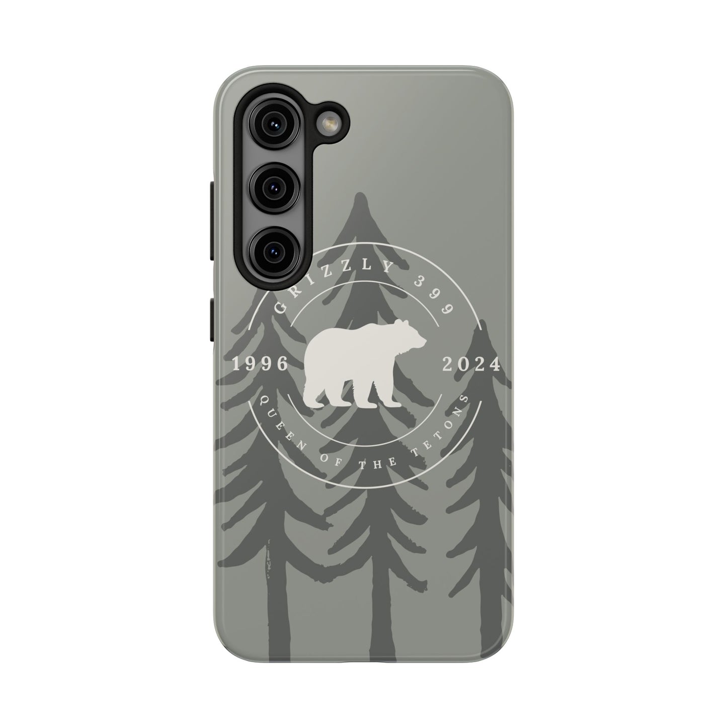 grizzly 399 (cream) phone case