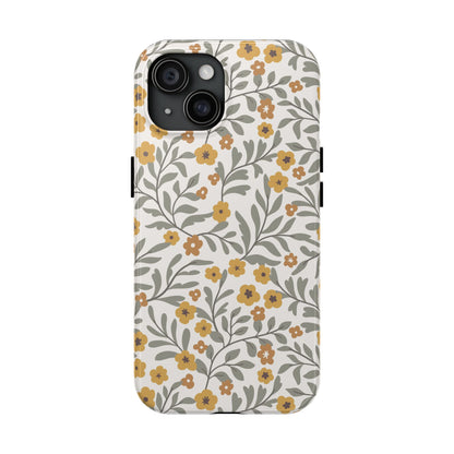 fall floral phone case