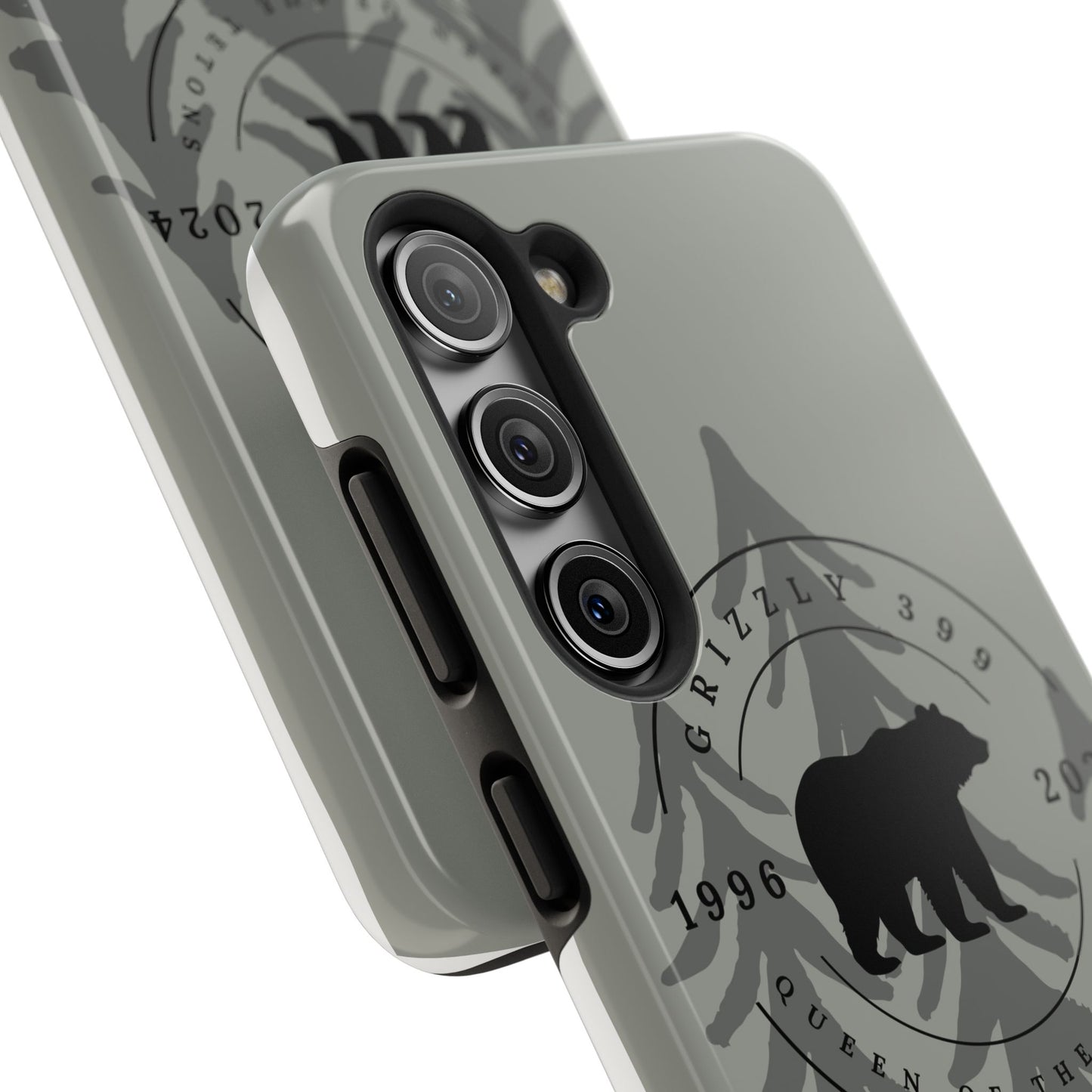 grizzly 399 (black) phone case