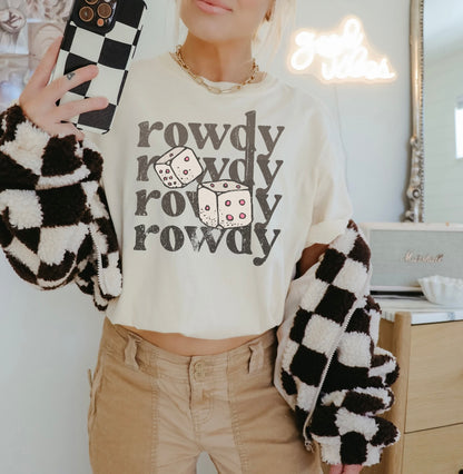 rowdy tee