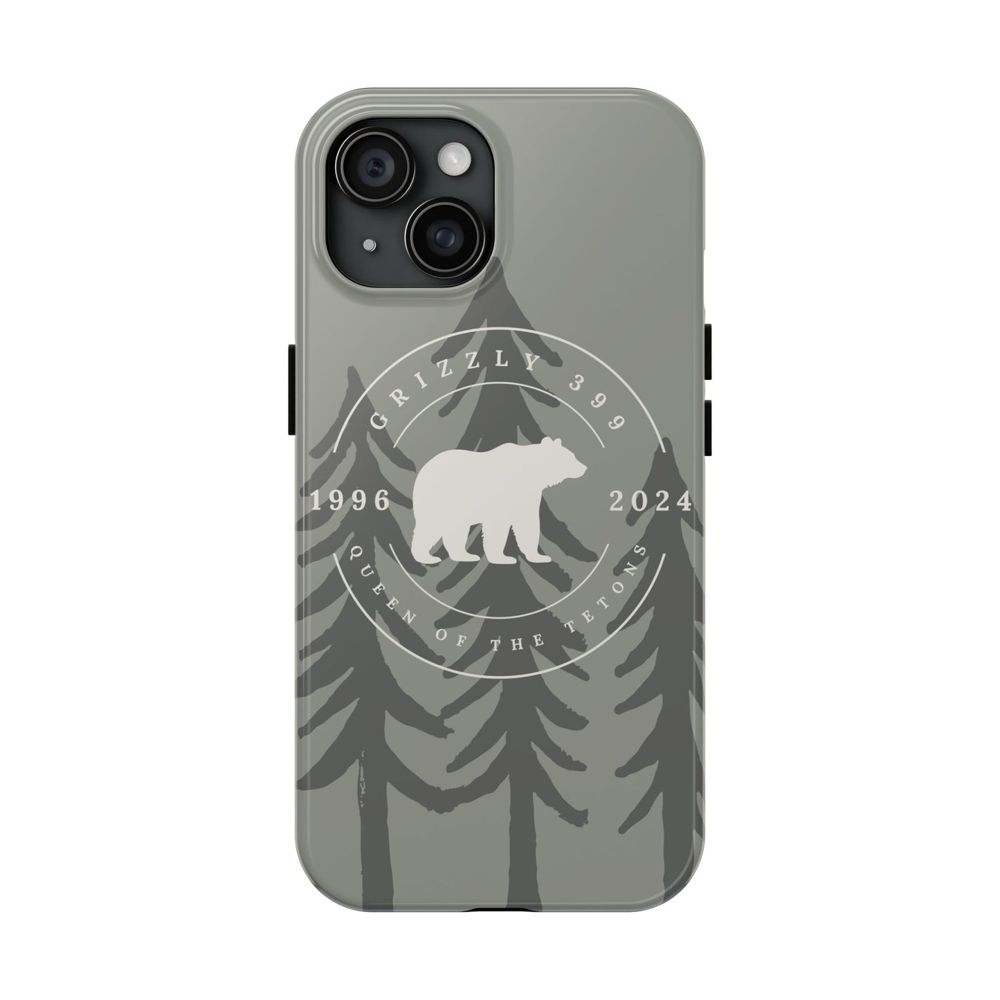 grizzly 399 (cream) phone case