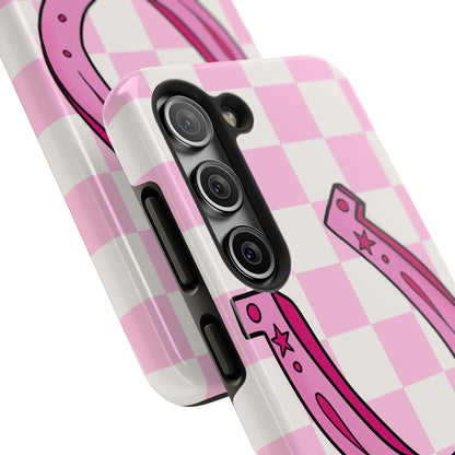 pink cowgirl phone case