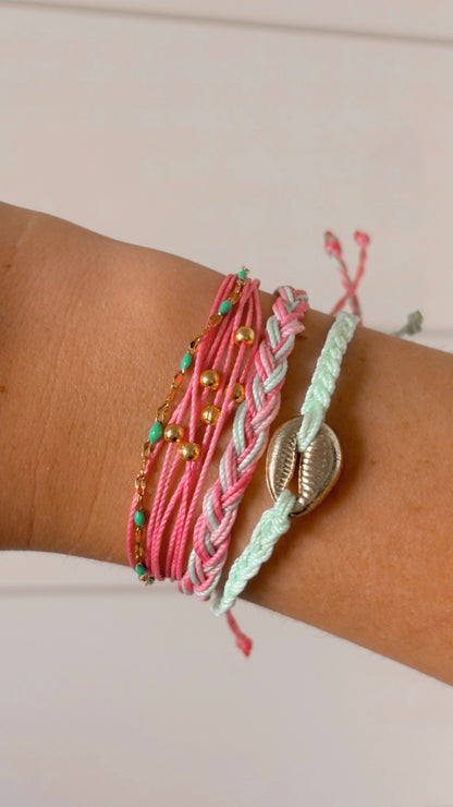 coastal crush bracelet stack