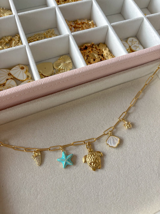 seaside treasures charm necklace