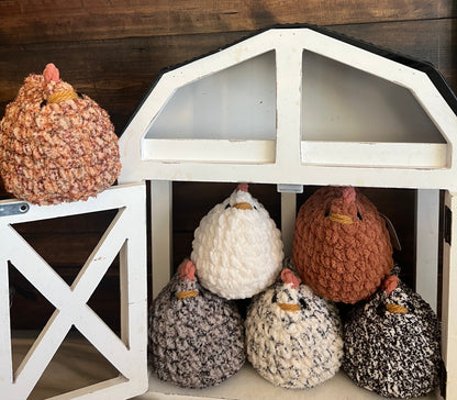 crochet chickens