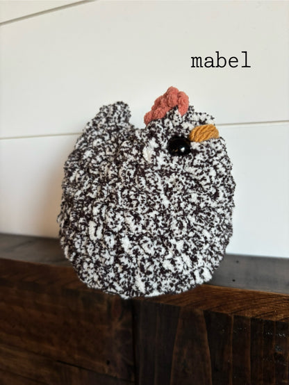 crochet chickens