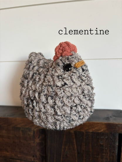 crochet chickens